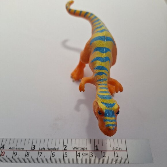 Dinosaur Train 116 Dolores T Rex Orange Blue Stripes 6" Learning Curve - Picture 14 of 16